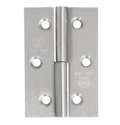 AMIG 8762  
 Bisagra 2066  
 60 x 40 x 1,5 mm  
 Acero inoxidable 18/8  
 Mate - Derecha