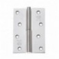 AMIG 8769  
 Bisagra 2077  
 90 x 60 x 2,5 mm  
 Acero inoxidable 18/8  
 Mate - Izquierda