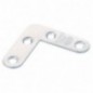 AMIG 8784  
 Escuadra plana 2  
 40 x 12 x 0,9 mm  
 Acero inoxidable  
 Brillo
