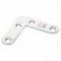 AMIG 8785  
 Escuadra plana 2  
 50 x 14 x 0,9 mm  
 Acero inoxidable  
 Brillo