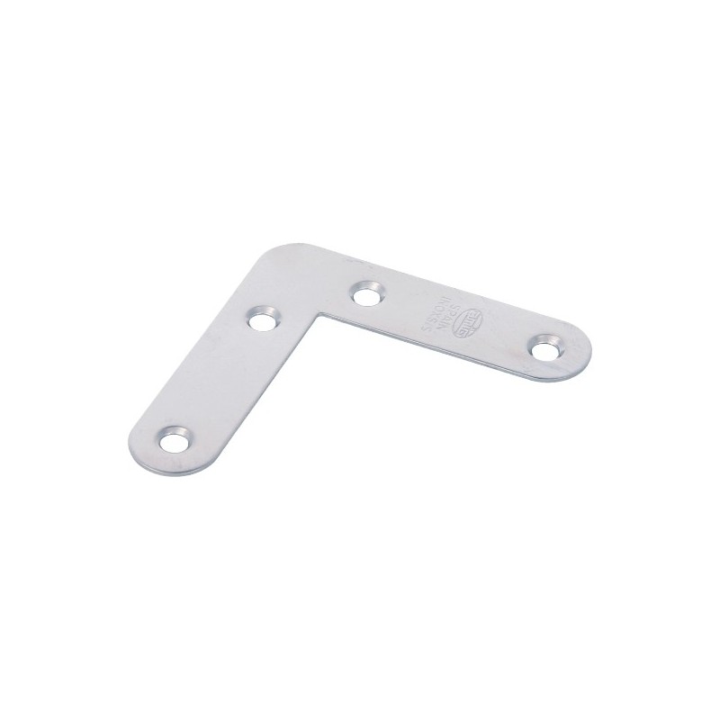AMIG 8786  
 Escuadra plana 2  
 60 x 15 x 0,9 mm  
 Acero inoxidable  
 Brillo