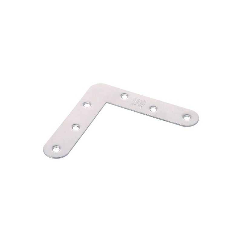 AMIG 8787  
 Escuadra plana 2  
 80 x 17 x 1 mm  
 Acero inoxidable  
 Brillo