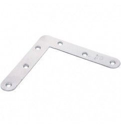 AMIG 8788  
 Escuadra plana 2  
 100 x 17 x 1,2 mm  
 Acero inoxidable  
 Brillo