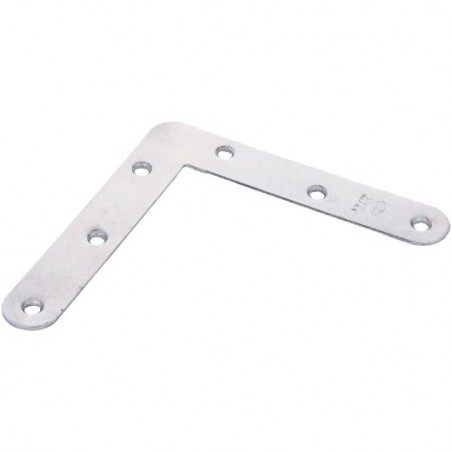 AMIG 8788  
 Escuadra plana 2  
 100 x 17 x 1,2 mm  
 Acero inoxidable  
 Brillo