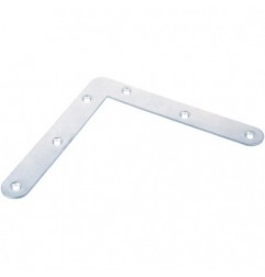 AMIG 8789  
 Escuadra plana 2  
 120 x 17 x 1,2 mm  
 Acero inoxidable  
 Brillo
