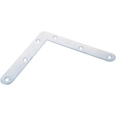 AMIG 8789  
 Escuadra plana 2  
 120 x 17 x 1,2 mm  
 Acero inoxidable  
 Brillo