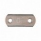 AMIG 8790  
 Placa 2  
 37 x 16 x 1,5 mm  
 Acero inoxidable  
 Brillo