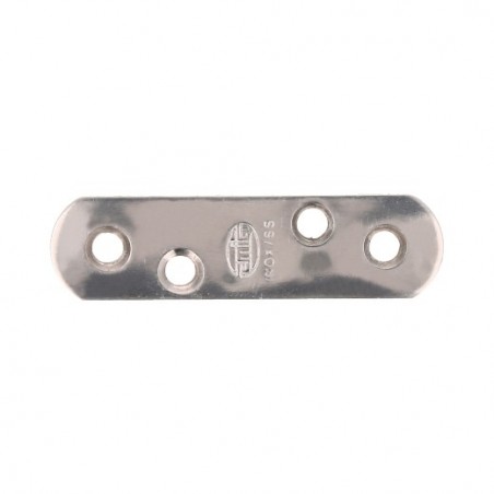 AMIG 8791  
 Placa 2  
 57 x 16 x 1,5 mm  
 Acero inoxidable  
 Brillo