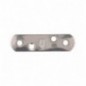 AMIG 8791  
 Placa 2  
 57 x 16 x 1,5 mm  
 Acero inoxidable  
 Brillo