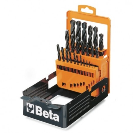 410/SP25 Juego de brocas HSS helicoidales laminadas, en caja