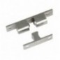 AMIG 8821 14  
 60 x 12 mm  
 Latón  
 Cromado brillo