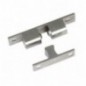 AMIG 8823 18  
 43 x 8 mm  
 Latón  
 Cromado brillo