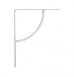 AMIG 8843  
 Palomilla 12  
 150 x 125 mm  
 Acero  
 Blanco
