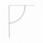 AMIG 8845  
 Palomilla 12  
 250 x 200 mm  
 Acero  
 Blanco