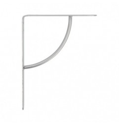 AMIG 8851  
 Palomilla 12  
 250 x 200 mm  
 Acero  
 Gris metalizado