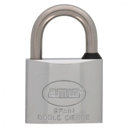 AMIG 8869  
 Candado 60  
 50 mm  
 Latón  
 Cromado