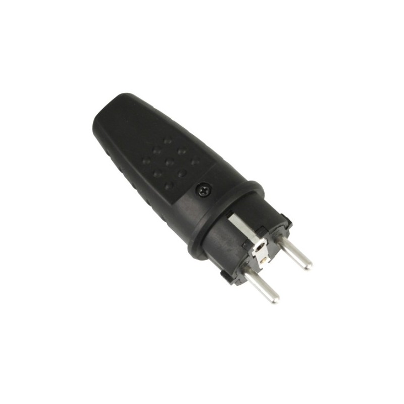AMIG 8901  
 Clavija schuko 3274  
 115 x 42 mm  
 Polipropileno  
 Negro