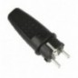 AMIG 8915  
 Clavija schuko 3274  
 115 x 42 mm  
 Polipropileno  
 Negro