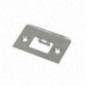 AMIG 8955  
 Soporte picaporte 6  
 60 x 38 mm  
 Acero  
 Niquelado