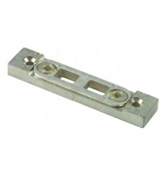 AMIG 8987  
 Soporte 1557  
 82 x 17 x 9 mm  
 Zamak  
 Zincado mate