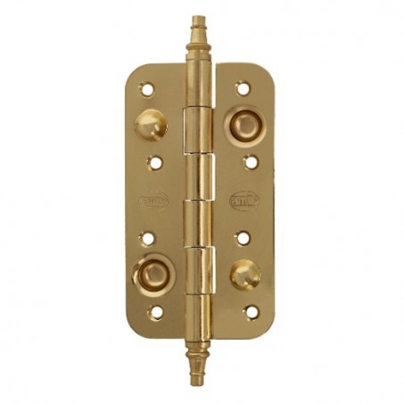 AMIG 9054  
 Bisagra seguridad 566E  
 150 x 82 x 3 mm  
 Acero  
 Latonado barnizado