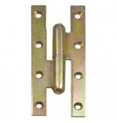AMIG 90829  
 Pernio 503  
 110 x 55 x 3 mm  
 Acero  
 Bicromatado - Izquierda
