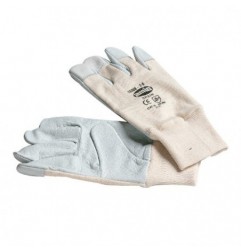 AMIG 9086  
 Guantes mixtos flor piel y algodón 15208  
 8  
 Flor piel vacuno  
 Blanco