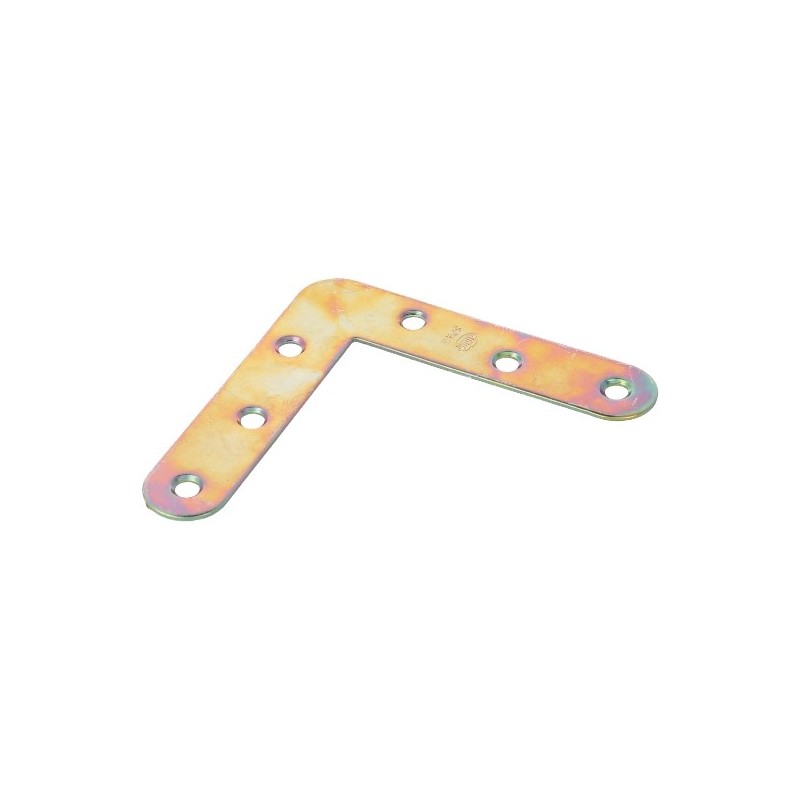 AMIG 942  
 Escuadra plana 2  
 80 x 17 x 1 mm  
 Acero  
 Bicromatado
