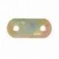 AMIG 945  
 Placa 2  
 37 x 16 x 1,5 mm  
 Acero  
 Bicromatado