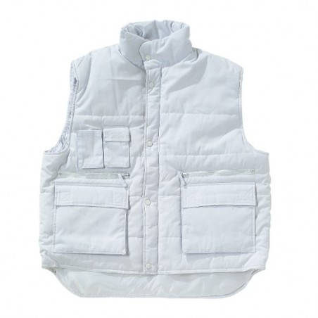 AMIG 9550  
 Chaleco 17300  
 XG  
 Algodón-poliester  
 Blanco