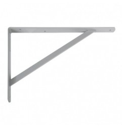 AMIG 9806  
 Palomilla reforzada 9  
 250 x 200 mm  
 Acero  
 Gris metalizado