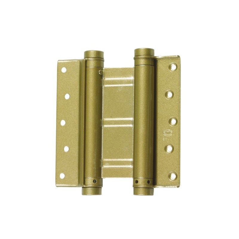 AMIG 9814  
 Bisagra doble acción 3037  
 75 x 126 mm  
 Acero  
 Martelé