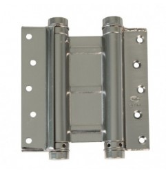 AMIG 9817  
 Bisagra doble acción 3037  
 75 x 126 mm  
 Acero  
 Niquelado