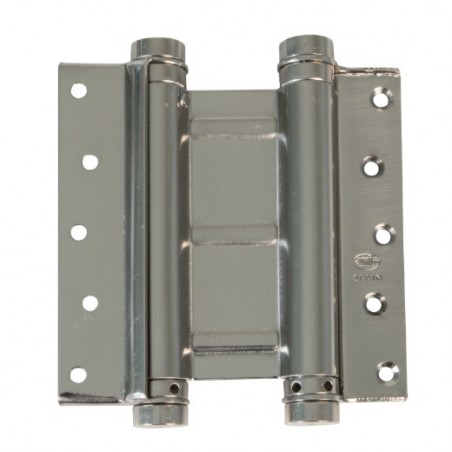 AMIG 9817  
 Bisagra doble acción 3037  
 75 x 126 mm  
 Acero  
 Niquelado
