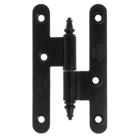AMIG 9843  
 Pernio perfil laminado 407  
 100 x 58 x 2,3 mm  
 Latón  
 Negro - Derecha