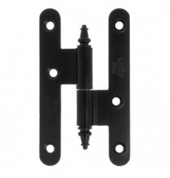 AMIG 9844  
 Pernio perfil laminado 407  
 100 x 58 x 2,3 mm  
 Latón  
 Negro - Izquierda