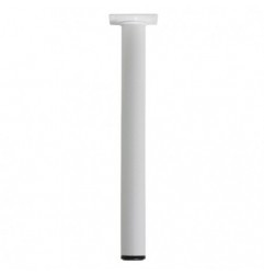 AMIG 9848  
 Pata de mesa 4  
 Ø30 x 300 mm  
 Acero  
 Blanco
