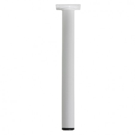AMIG 9848  
 Pata de mesa 4  
 Ø30 x 300 mm  
 Acero  
 Blanco
