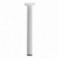 AMIG 9848  
 Pata de mesa 4  
 Ø30 x 300 mm  
 Acero  
 Blanco