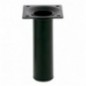 AMIG 9855  
 Pata de mesa 4  
 Ø30 x 250 mm  
 Acero  
 Negro