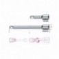 900AN/50 Alargadera acodada con cuadrado macho y hembra de 1/4&quot,, cromada