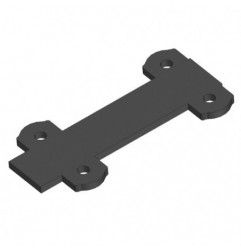 AMIG 9878  
 Suplemento para pasador cierre vertical 3211  
 4 mm  
 Nylon  
 Negro