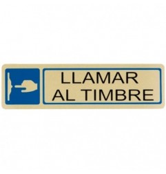 AMIG 9883  
 Placas señalización adhesivas  
 163 x 45 mm  
 Acero inoxidable  
 Mate