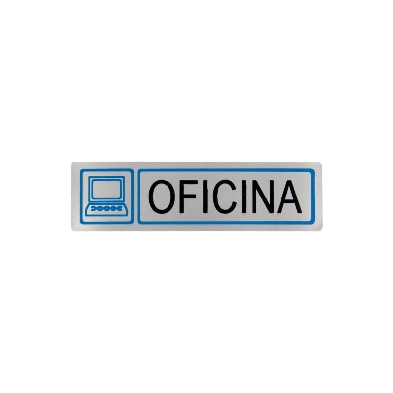 AMIG 9885  
 Placas señalización adhesivas  
 163 x 45 mm  
 Acero inoxidable  
 Mate
