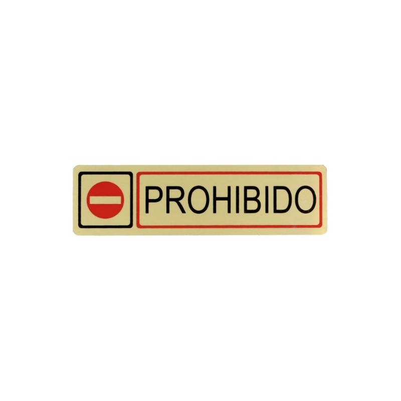 AMIG 9888  
 Placas señalización adhesivas  
 163 x 45 mm  
 Aluminio  
 Oro