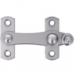 AMIG 9938  
 Aldabilla 3  
 75 x 46 mm  
 Latón  
 Cromado mate - Derecha
