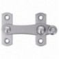 AMIG 9938  
 Aldabilla 3  
 75 x 46 mm  
 Latón  
 Cromado mate - Derecha