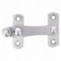 AMIG 9939  
 Aldabilla 3  
 75 x 46 mm  
 Latón  
 Cromado mate - Izquierda
