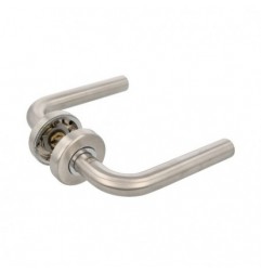 AMIG 9945  
 Manilla con roseta 4E  
 Ø53 mm  
 Acero inoxidable 18/8  
 Mate