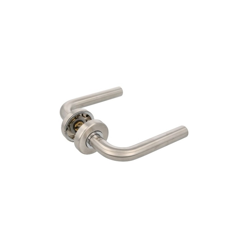 AMIG 9945  
 Manilla con roseta 4E  
 Ø53 mm  
 Acero inoxidable 18/8  
 Mate